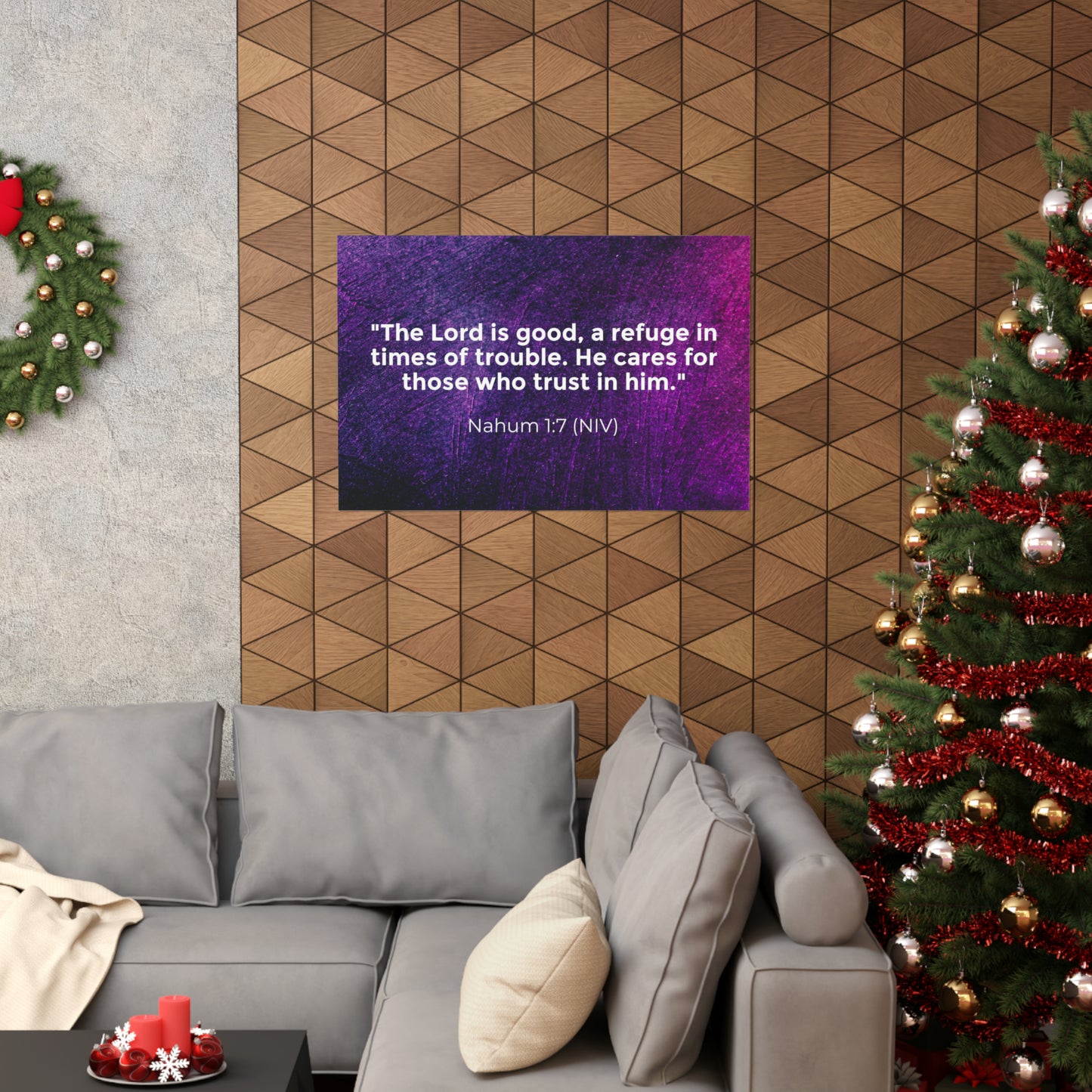 Poster I V6 I Hear Me Roar Memory Verse Graphic I Horizontal