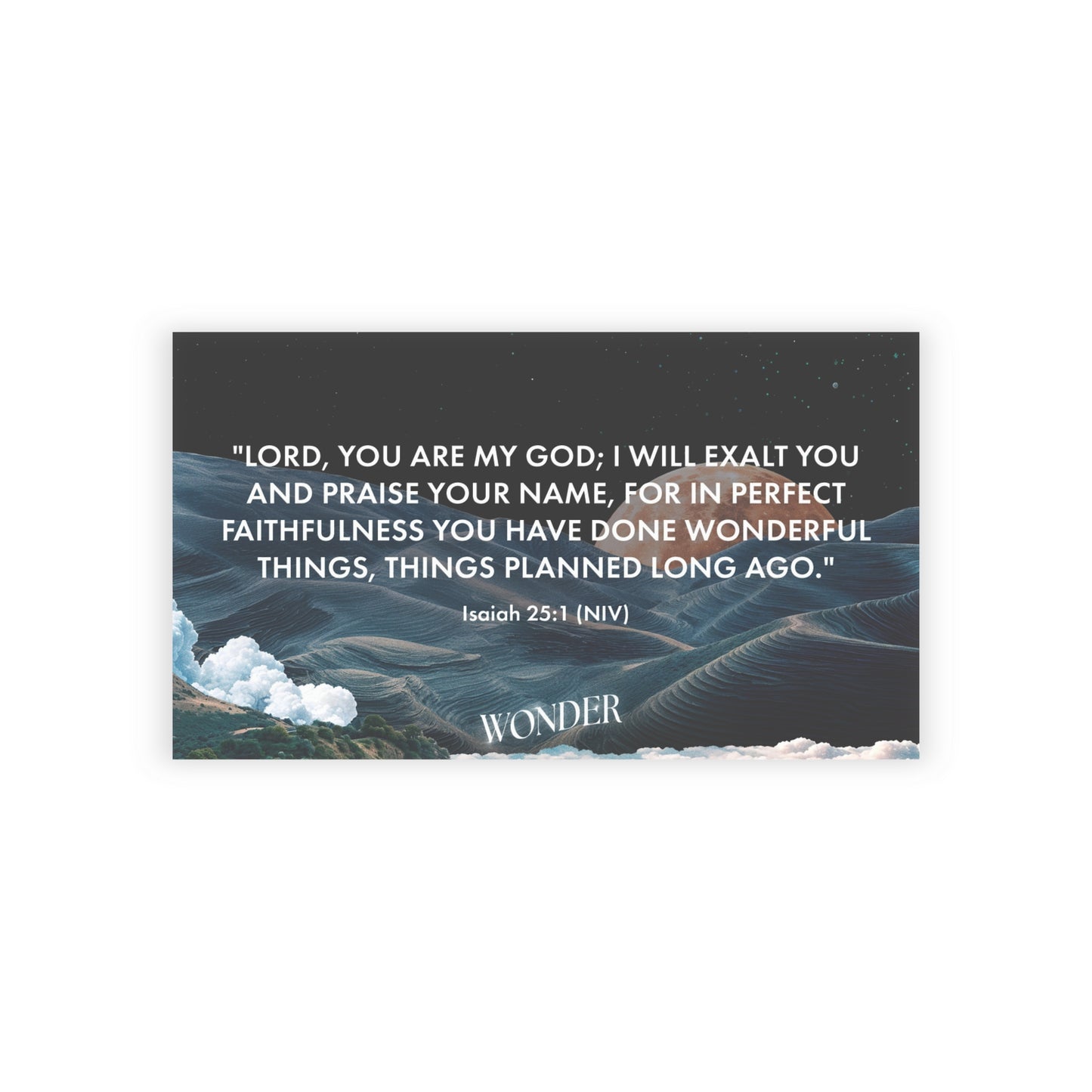 Memory Verse Cards | V9 | Wonder