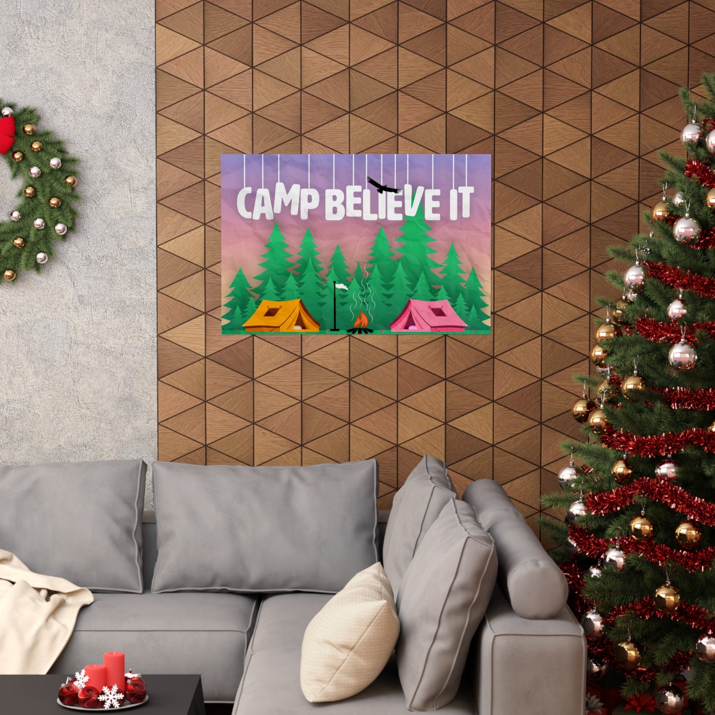 Poster | V8 | Camp Believe It Series Graphic | Horizontal