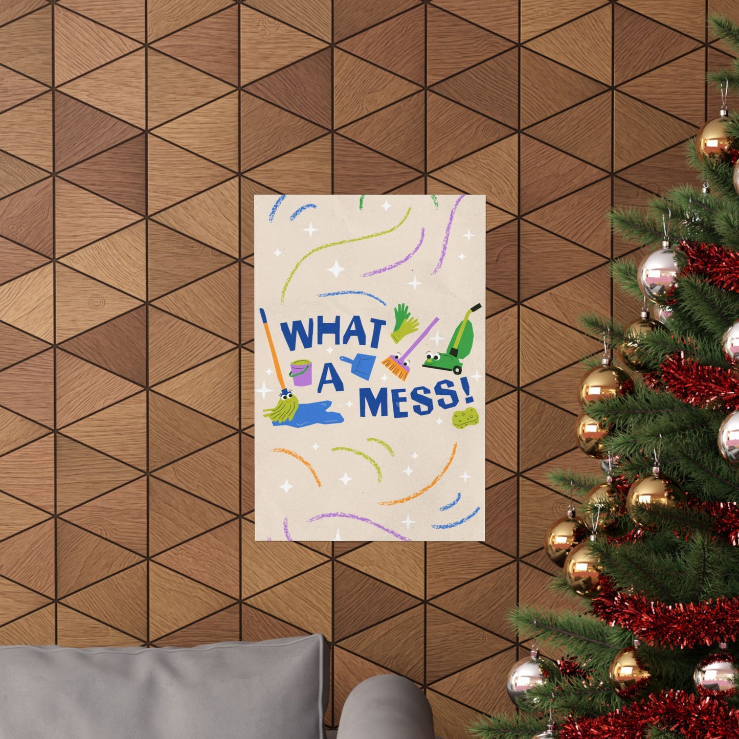 Poster | What A Mess Preschool Series Graphic | Vertical