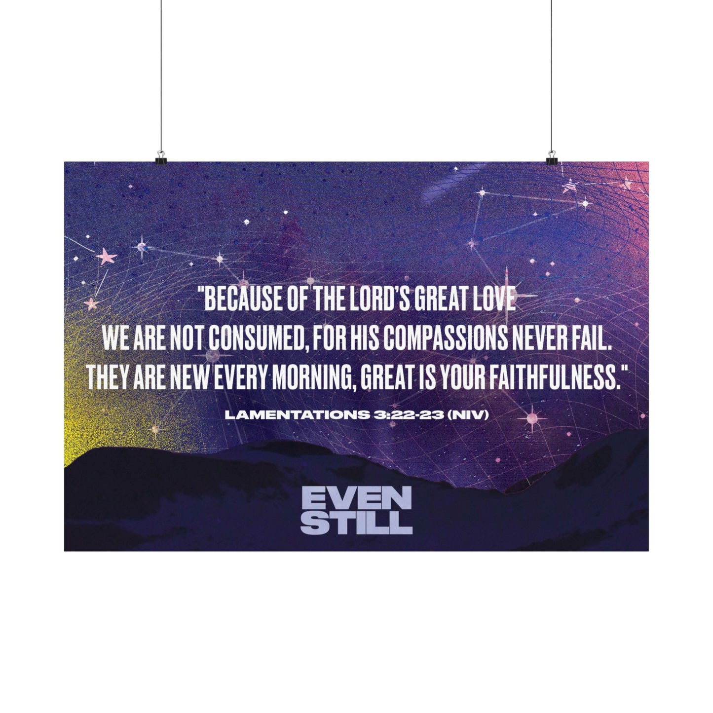 Poster I V9 I Even Still Memory Verse Graphic I Horizontal