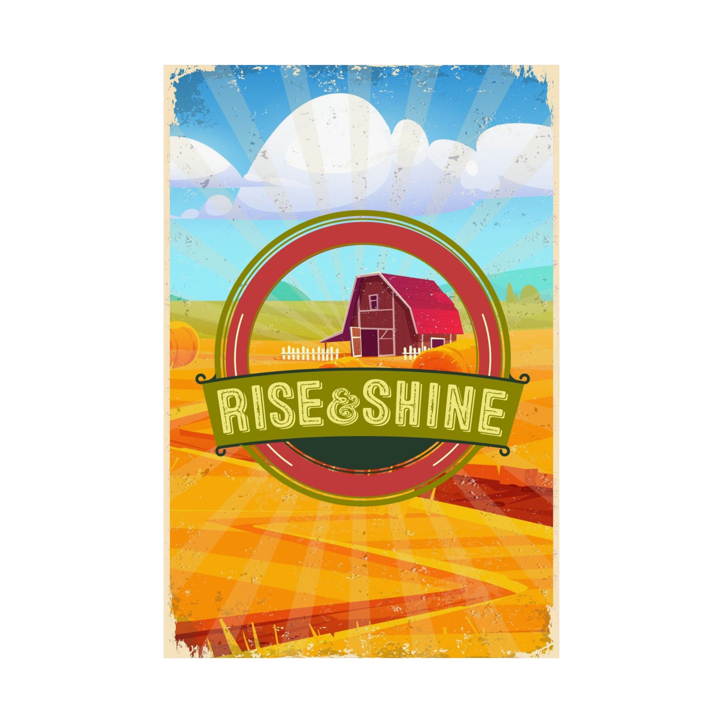 Poster I V6 I Rise & Shine Series Graphic I Vertical