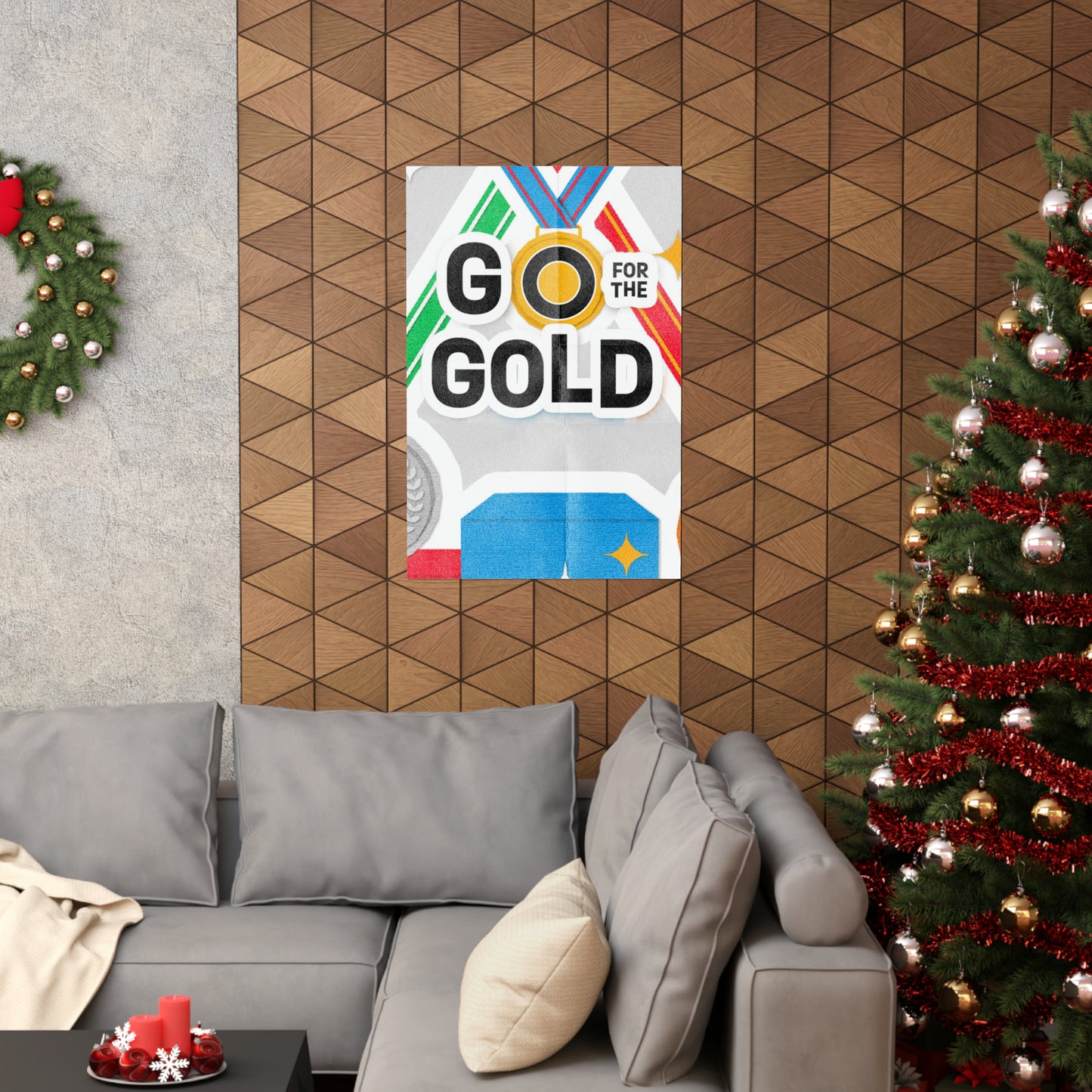 Poster I V7 I Go For The Gold Event Graphic I Vertical