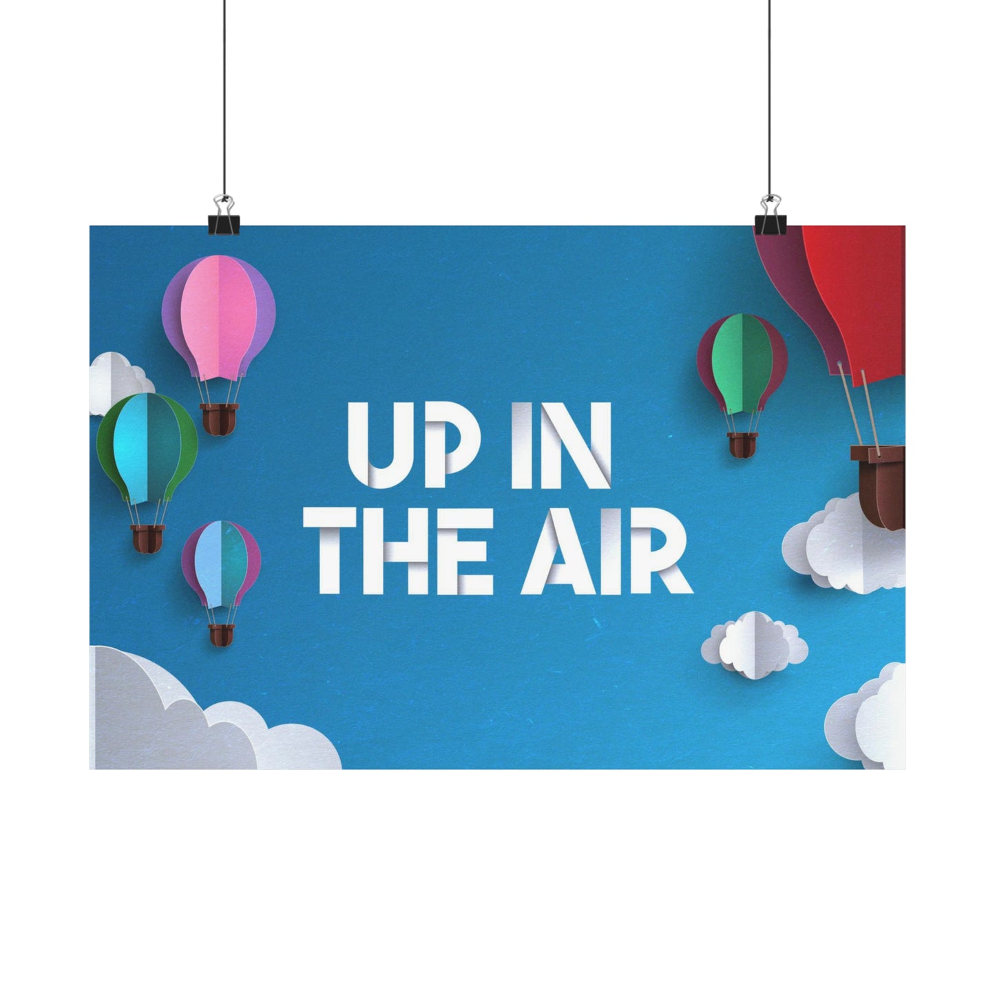 Poster I V5 I Up In The Air Series Graphic I Horizontal