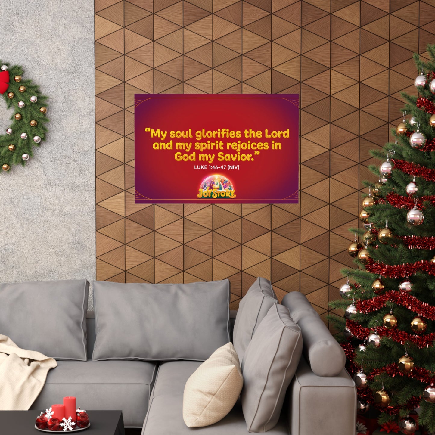 Poster | V8 | Joy Story Memory Verse Graphic | Horizontal