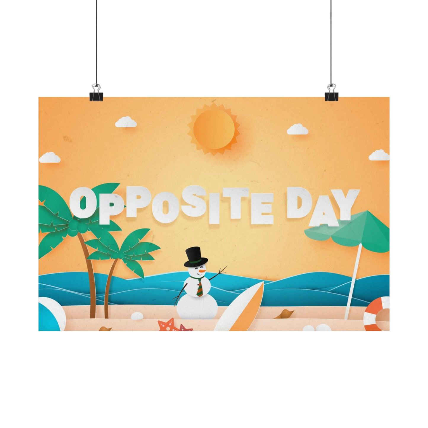Poster I V5 I Opposite Day Series Graphic I Horizontal