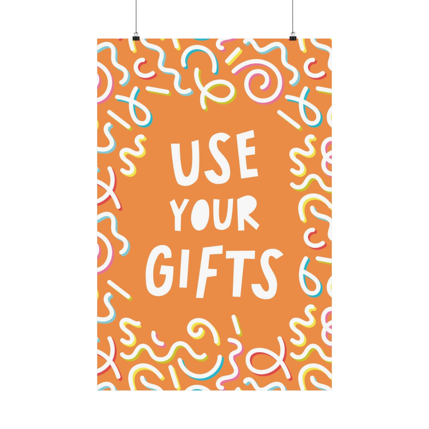Poster I V7 I Use Your Gifts Discipleship Graphic I Vertical
