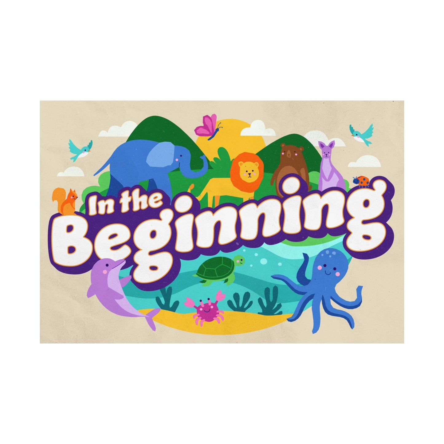 Poster | V9 | In The Beginning Preschool Series Graphic | Horizontal
