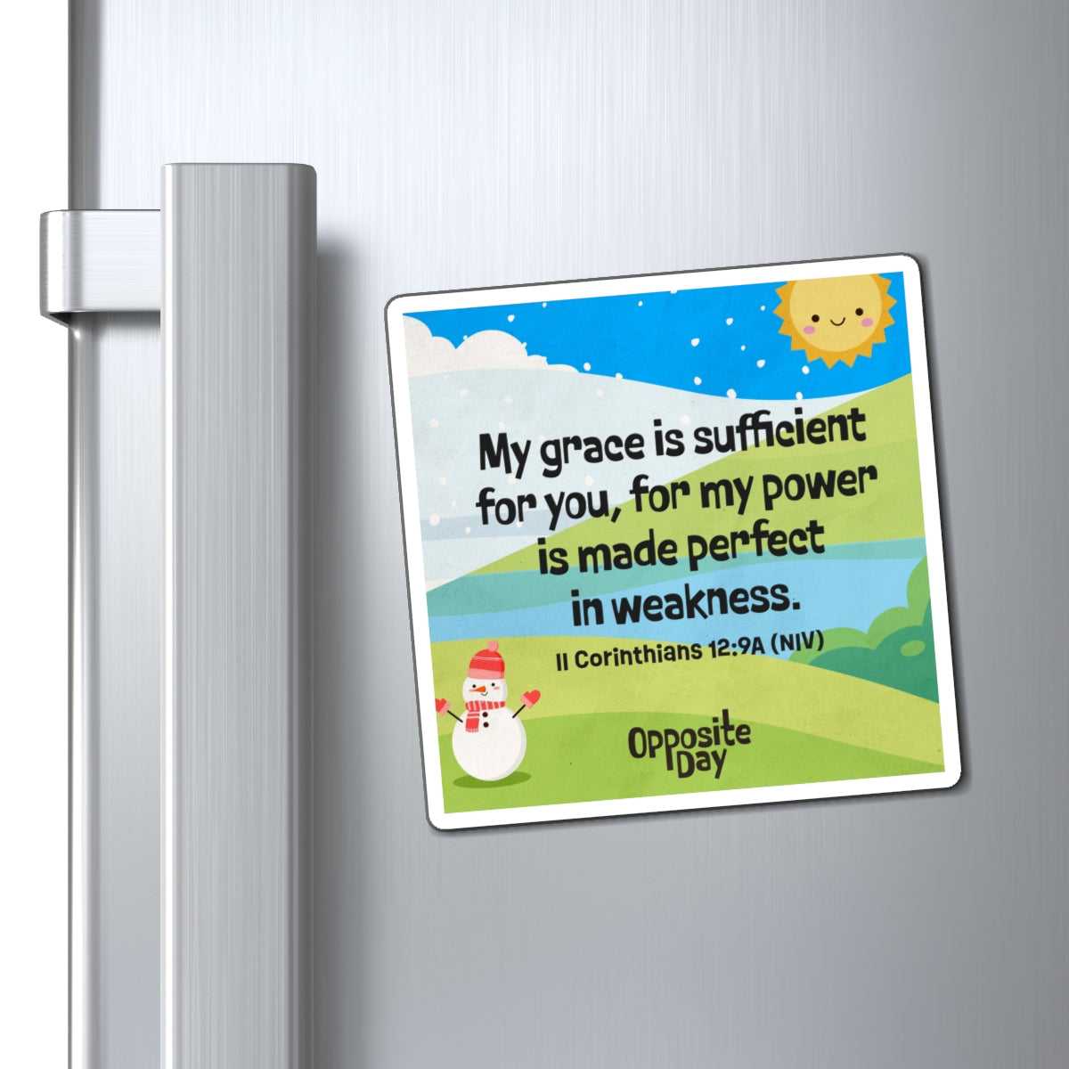 Memory Verse Magnet | V5 | Opposite Day Preschool