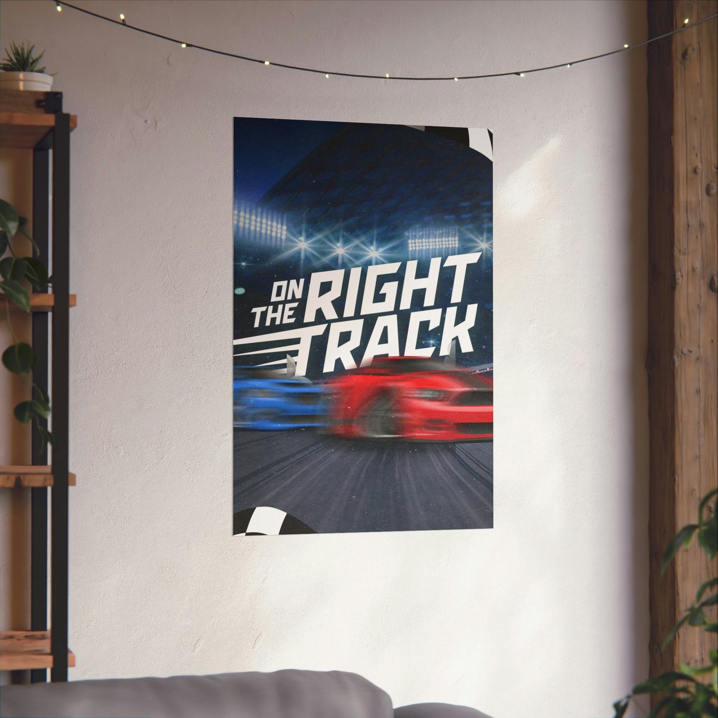 Poster | V7 | On The Right Track Series Graphic | Vertical