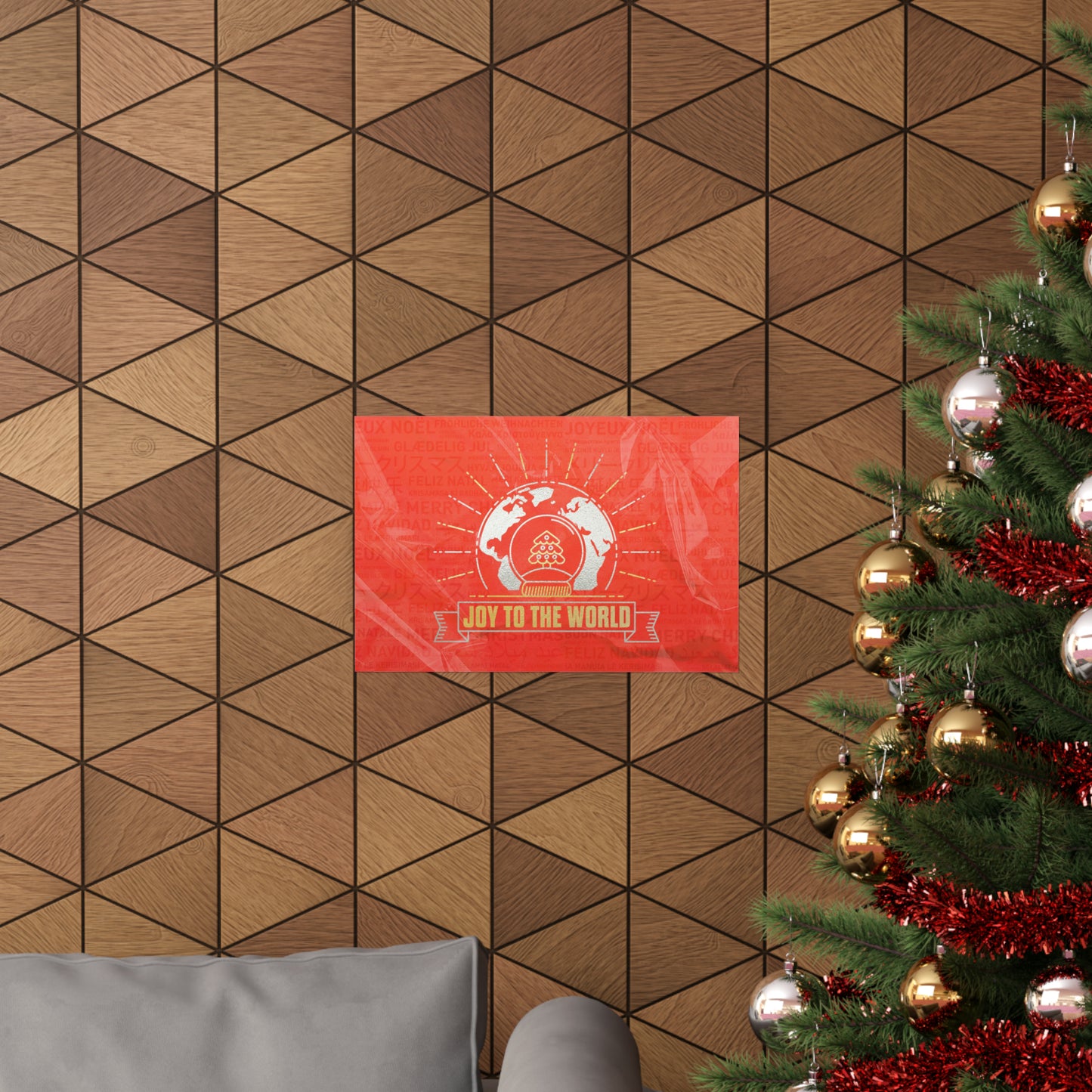 Poster I V5 I Joy To The World Series Graphic I Horizontal