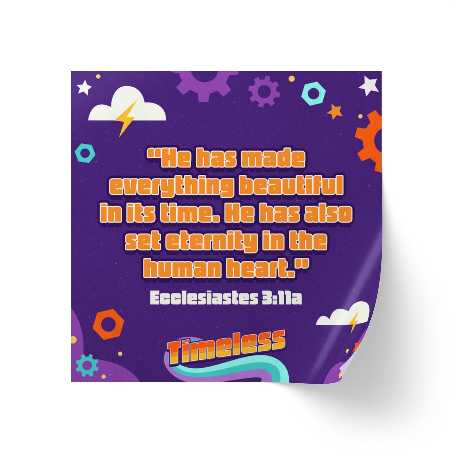 Memory Verse Sticker Roll | V9 | Timeless Preschool