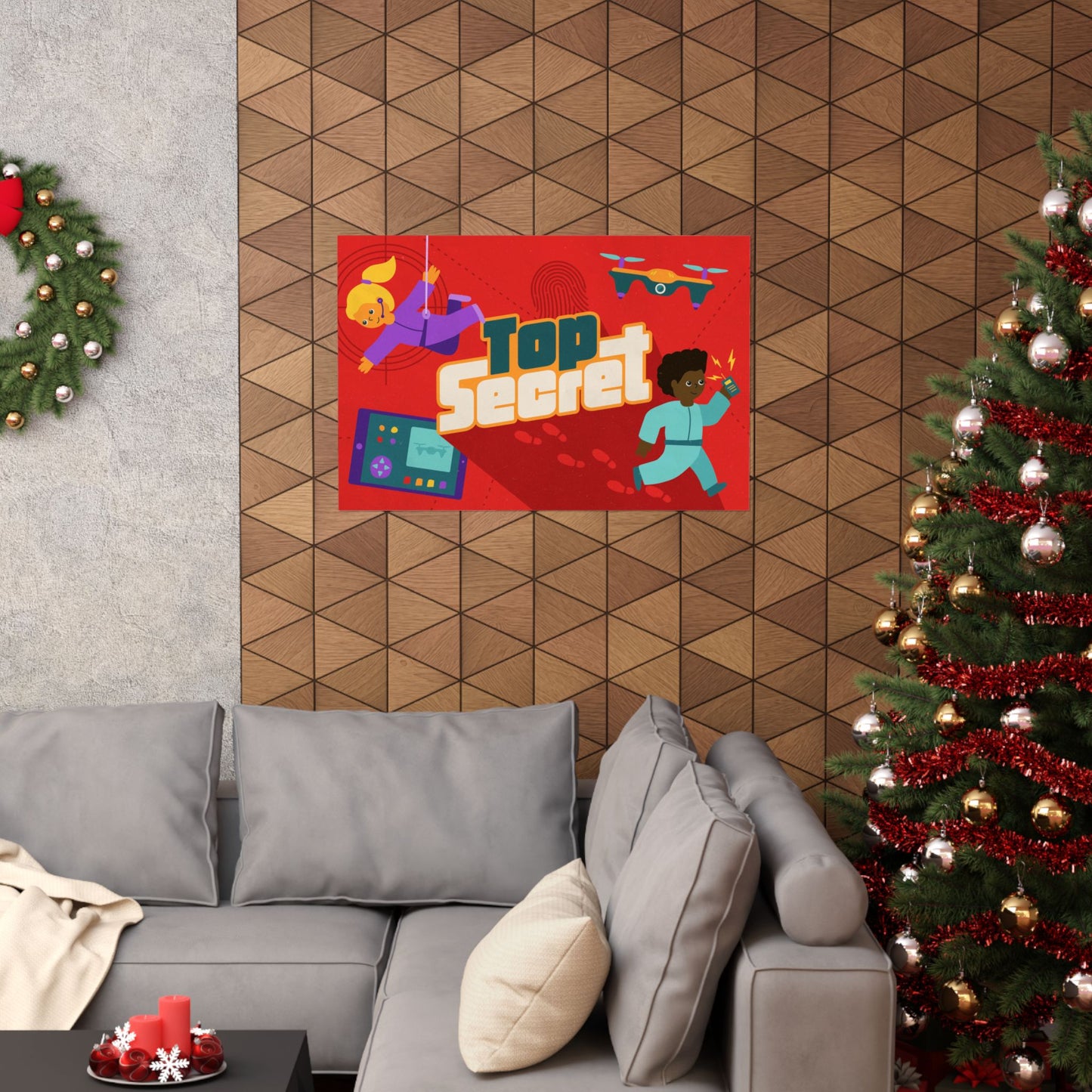 Poster | V9 | Top Secret Preschool Series Graphic | Horizontal