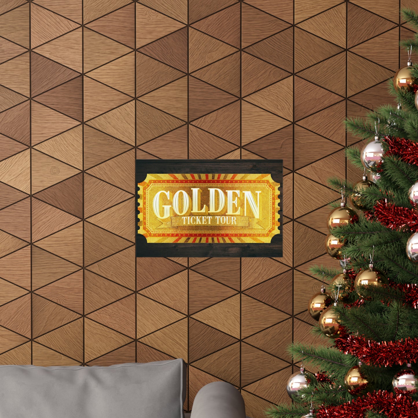 Poster I V7 I Golden Ticket Tour Event Graphic I Horizontal