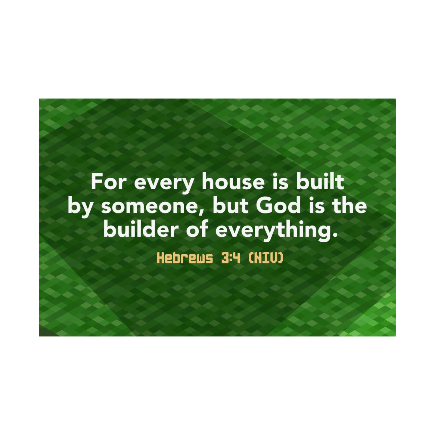 Poster I V6 I Make It Or Break It Memory Verse Graphic I Horizontal