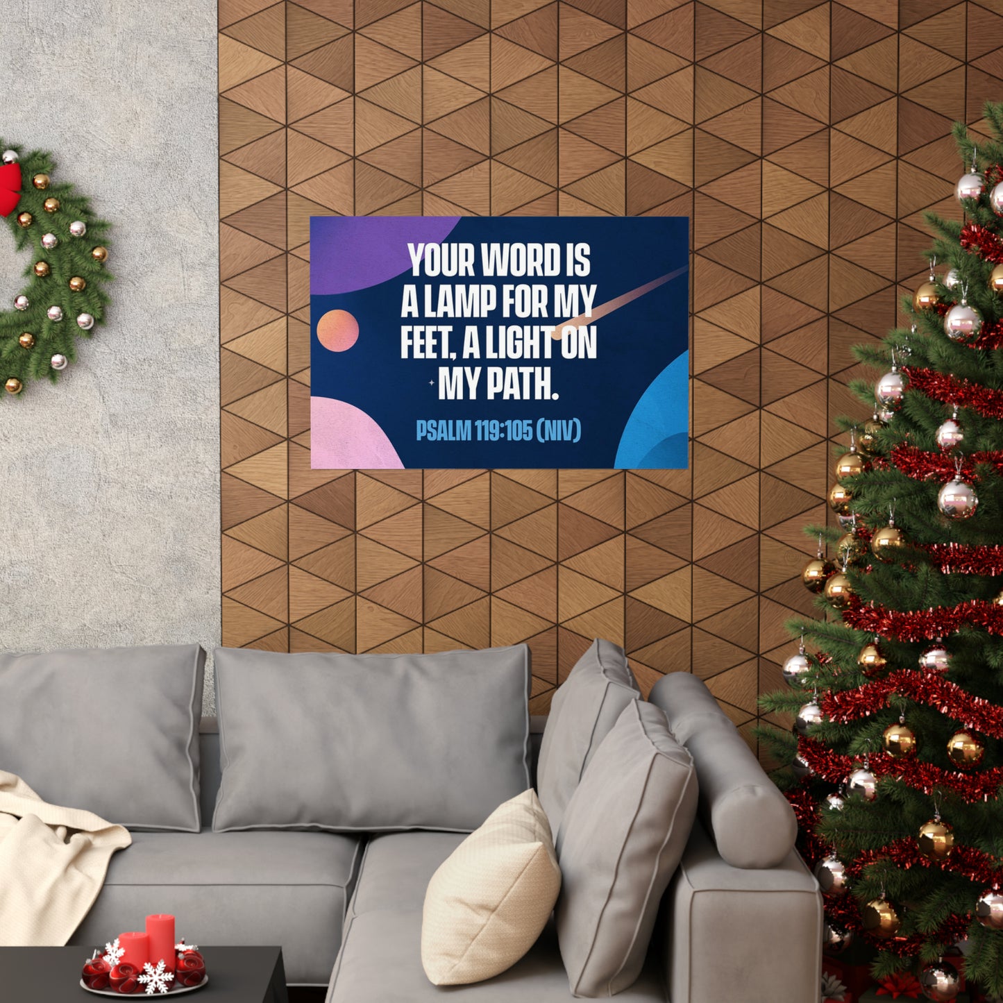 Poster I V7 I Blast Off Memory Verse Graphic I Horizontal