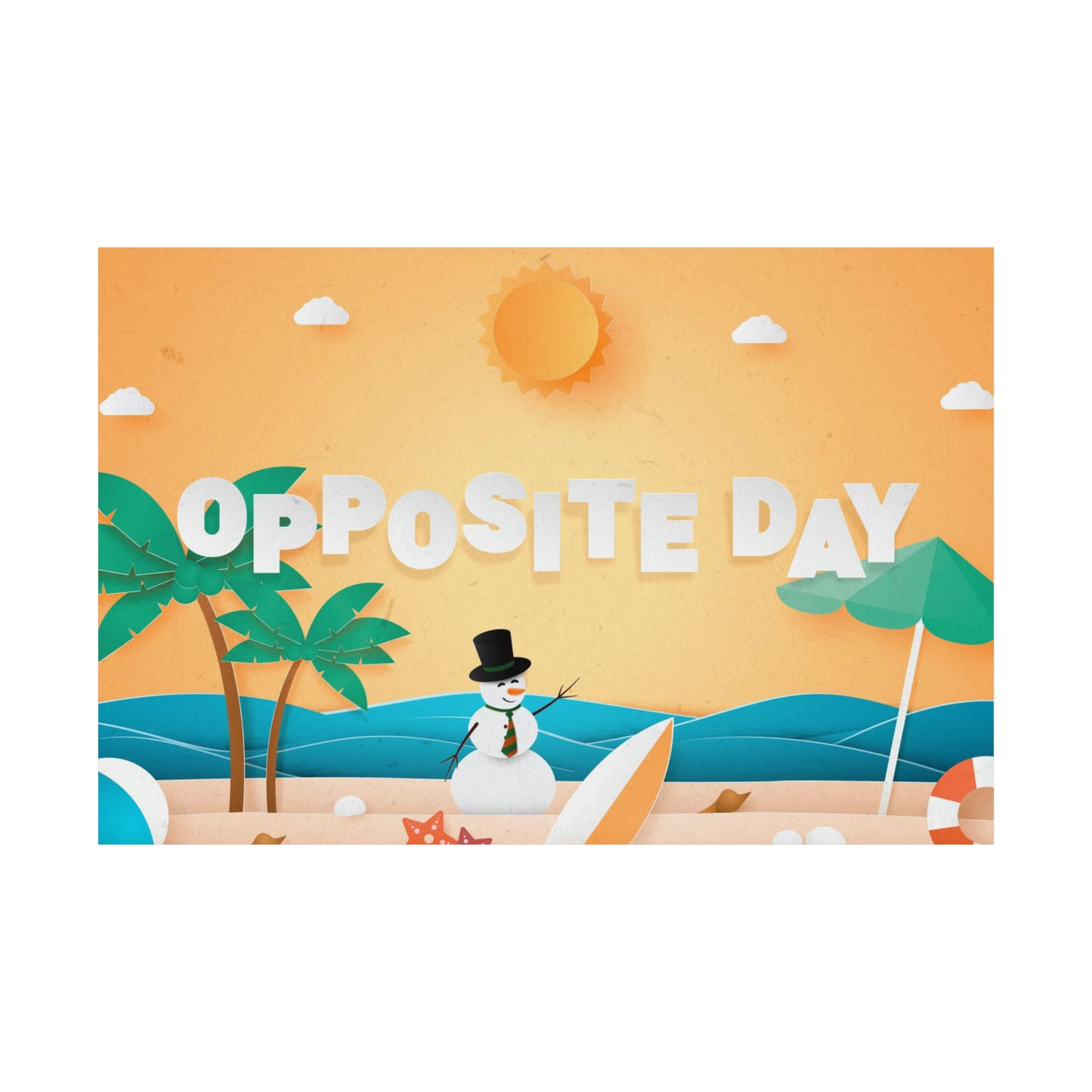 Poster I V5 I Opposite Day Series Graphic I Horizontal