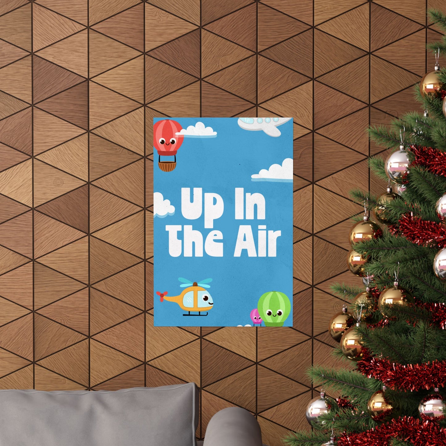 Poster I V5 I Up In The Air Preschool Series Graphic I Vertical