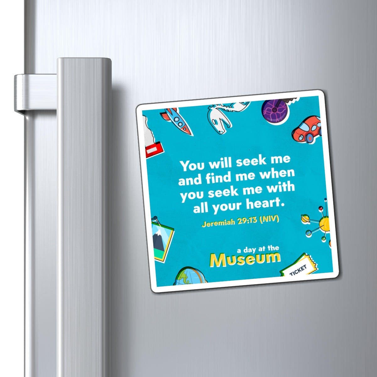 Memory Verse Magnet | V5 | A Day At The Museum Preschool