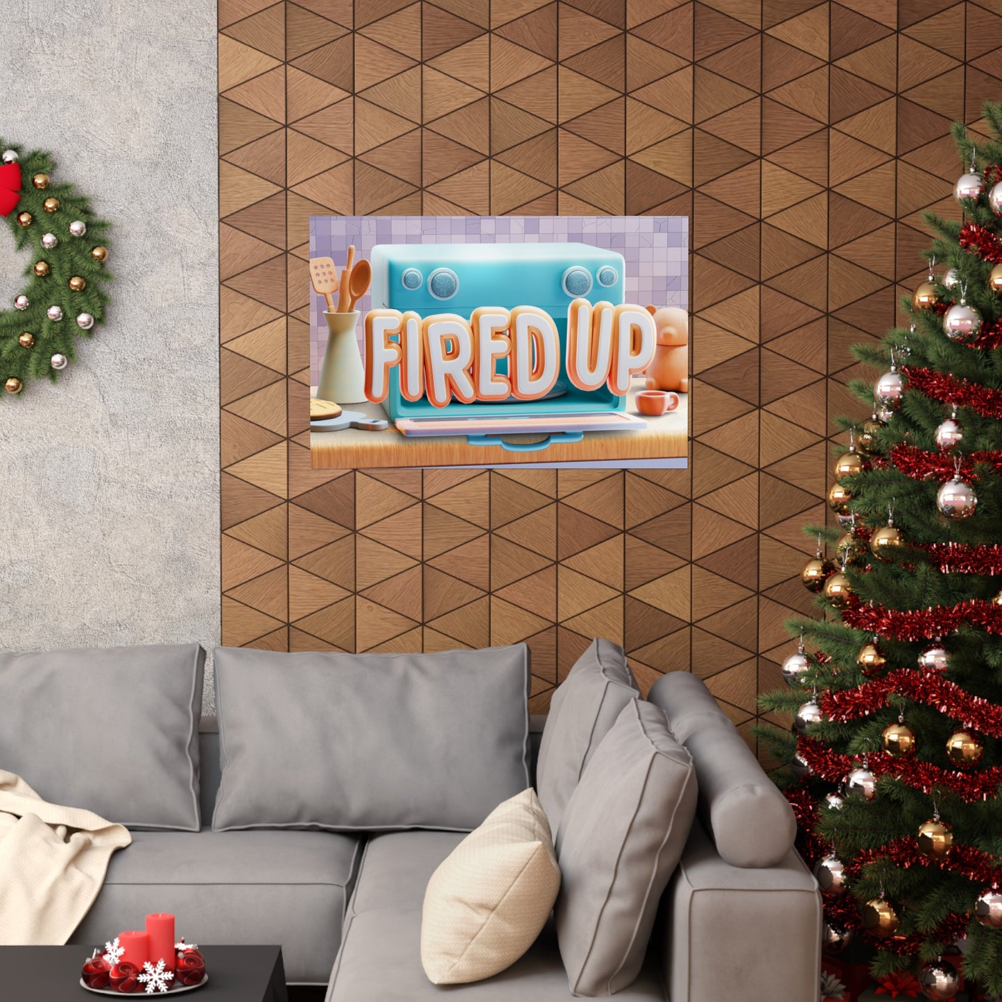 Poster | V8 | Fired Up Series Graphic | Horizontal