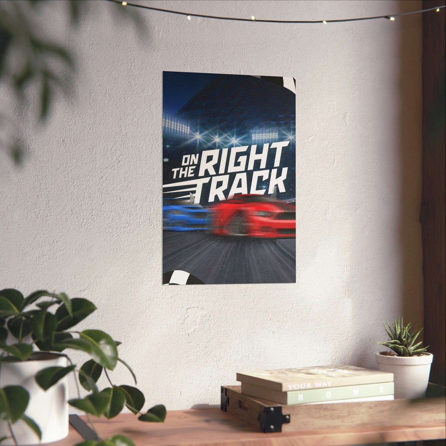 Poster | V7 | On The Right Track Series Graphic | Vertical