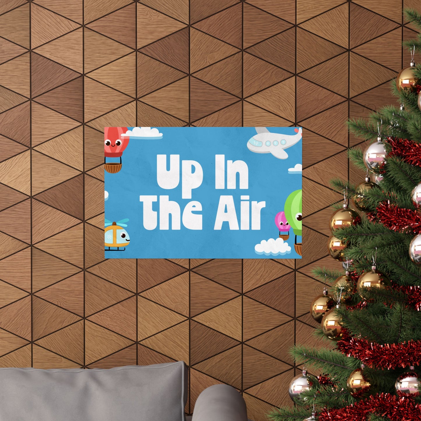 Poster I V5 I Up In The Air Preschool Series Graphic I Horizontal