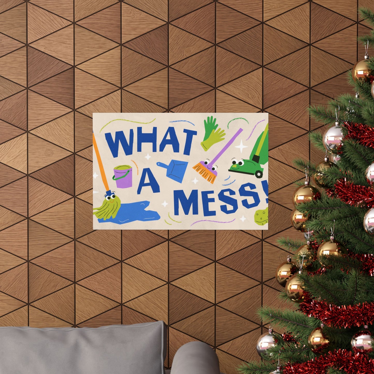 Poster | What A Mess Preschool Series Graphic | Horizontal