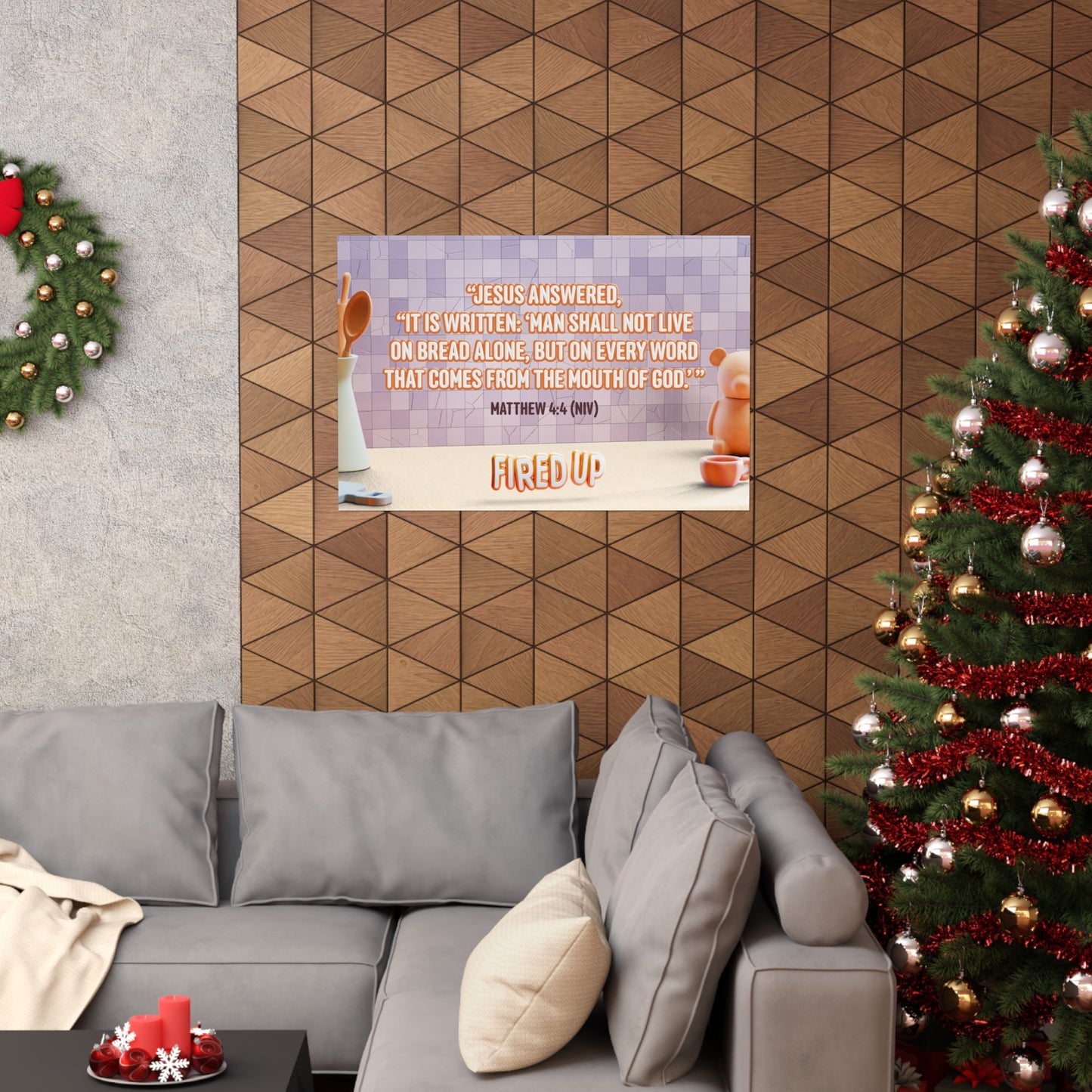 Poster | V8 | Fired Up Memory Verse Graphic | Horizontal