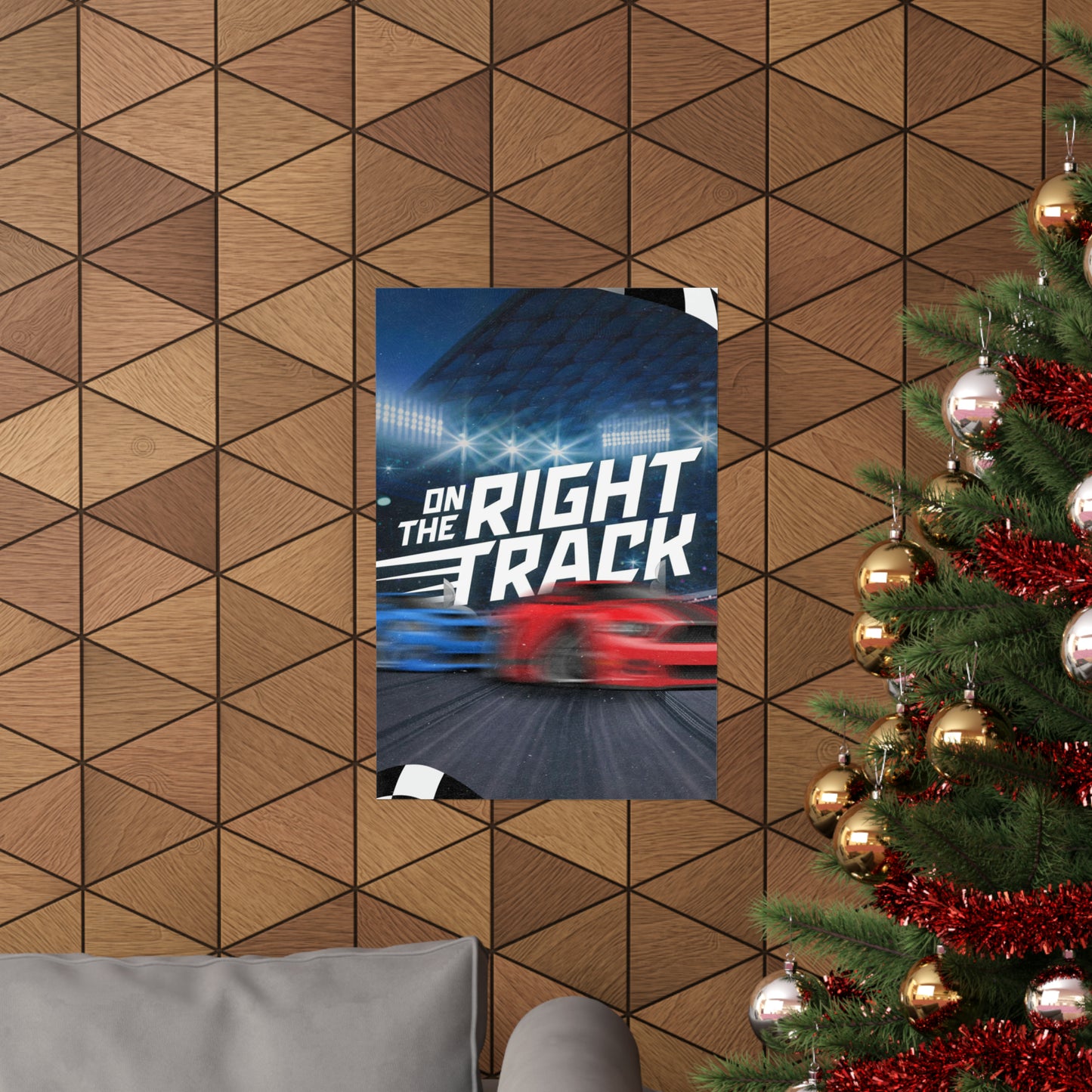Poster | V7 | On The Right Track Series Graphic | Vertical