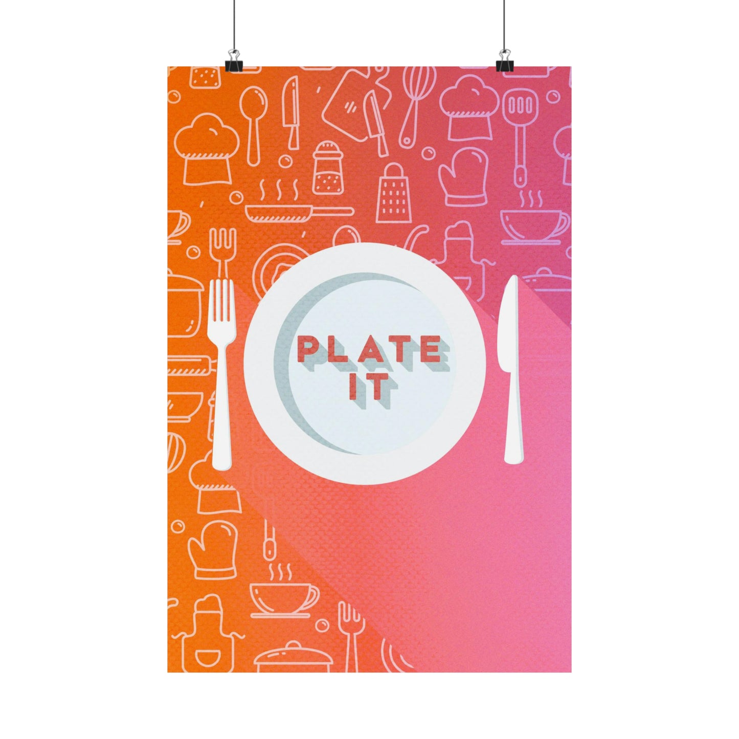 Poster I V5 I Plate It Series Graphic I Horizontal