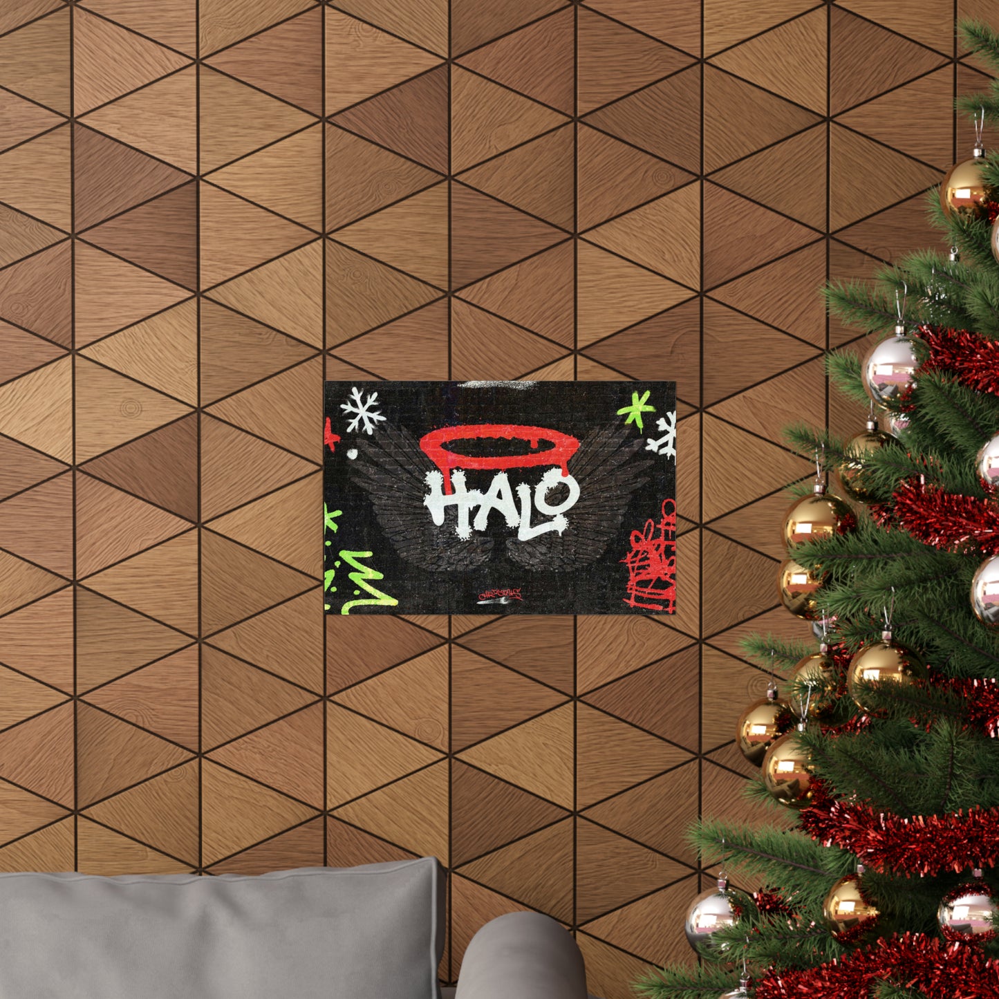 Poster I V6 I Halo Series Graphic I Horizontal