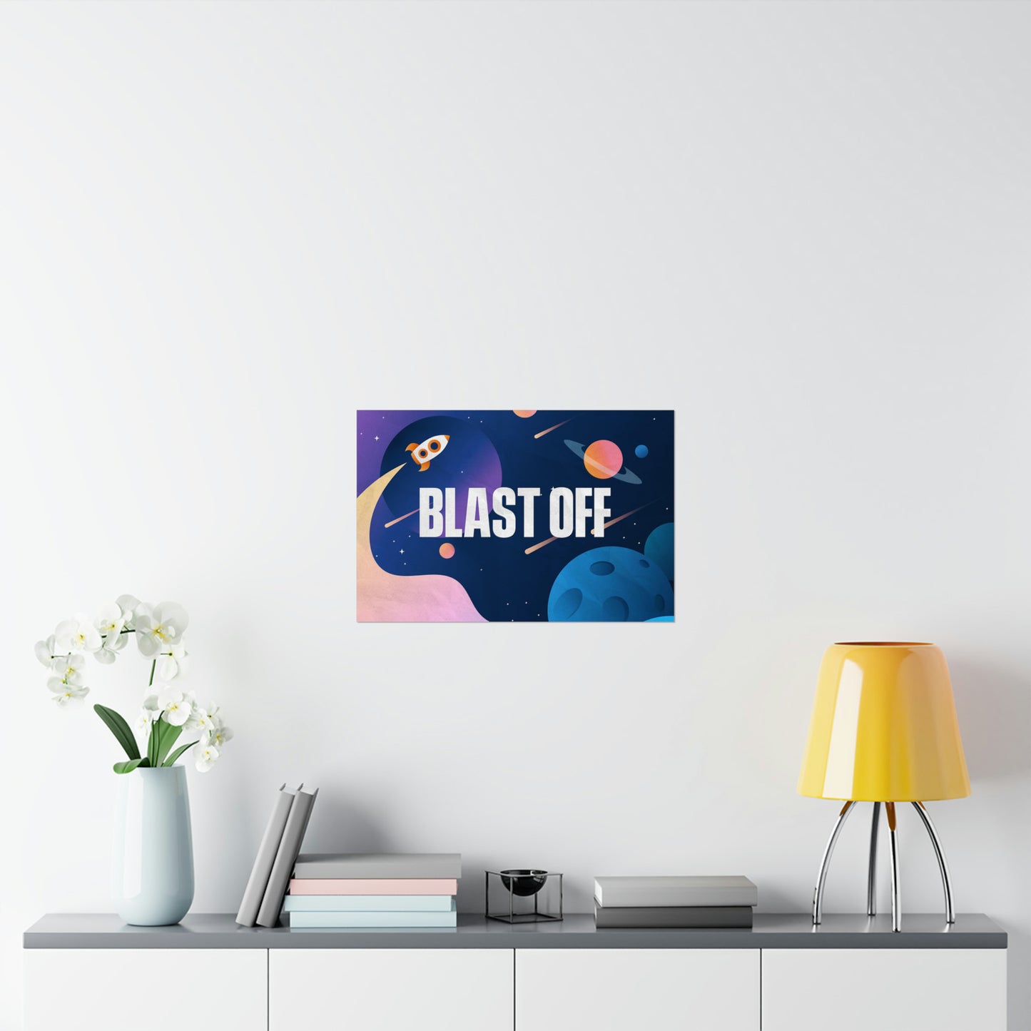 Poster | V7 | Blast Off Series Graphic | Horizontal