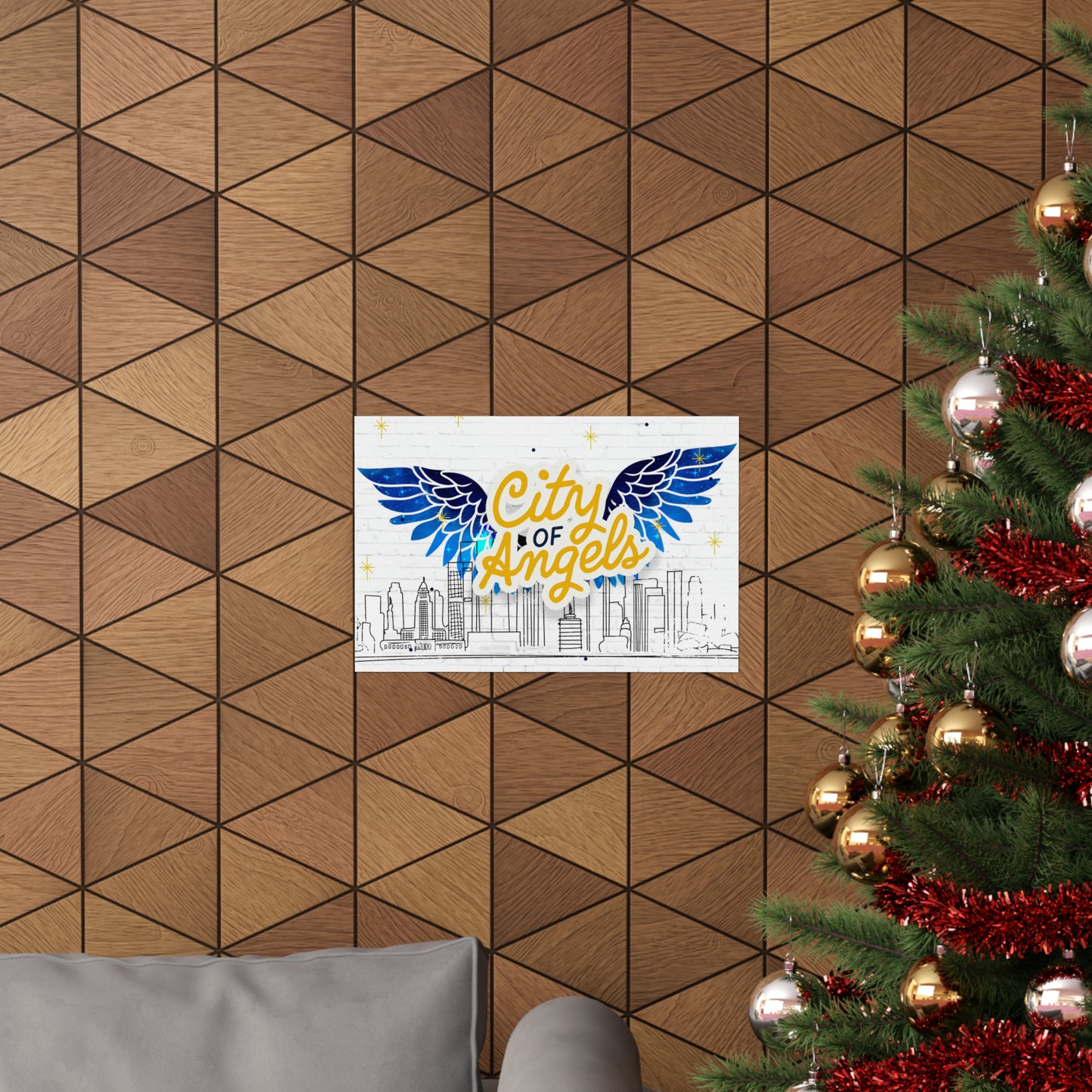 Poster I V6 I City of Angels Series Graphic I Horizontal