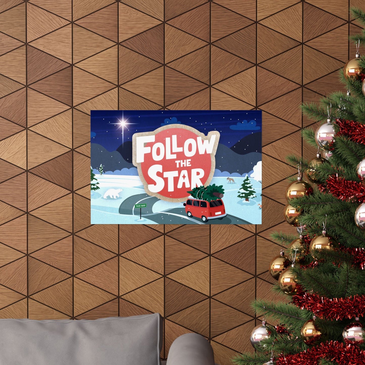 Poster | V9 | Follow The Star Elementary Series Graphic | Horizontal