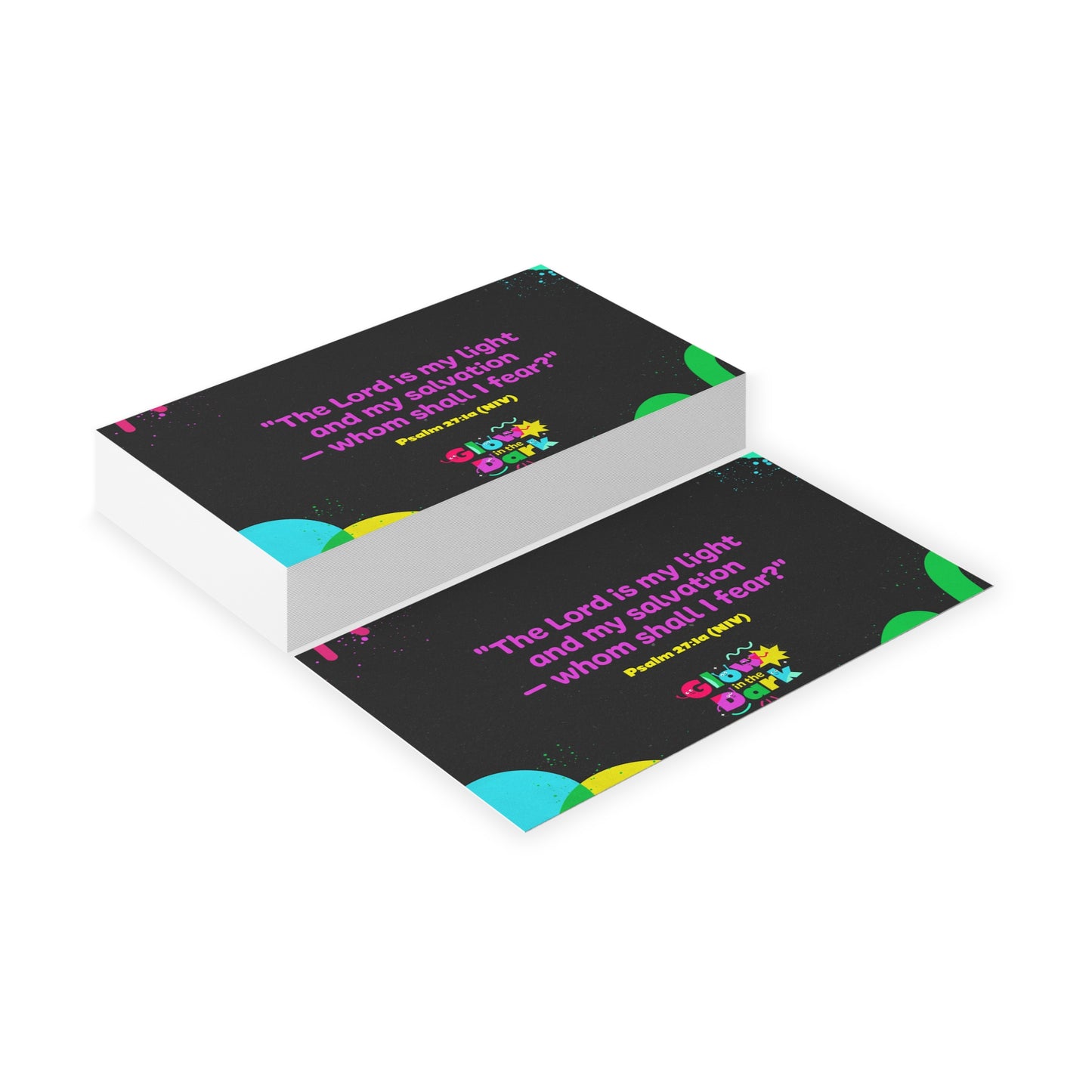 Memory Verse Cards | V7 | Glow in the Dark Preschool