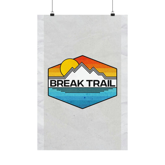 Poster | V5 | Break Trail | Vertical