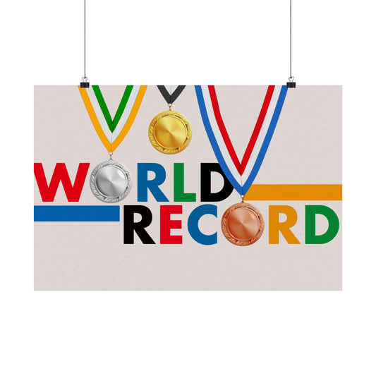 Poster I V7 I World Record Event Graphic I Horizontal