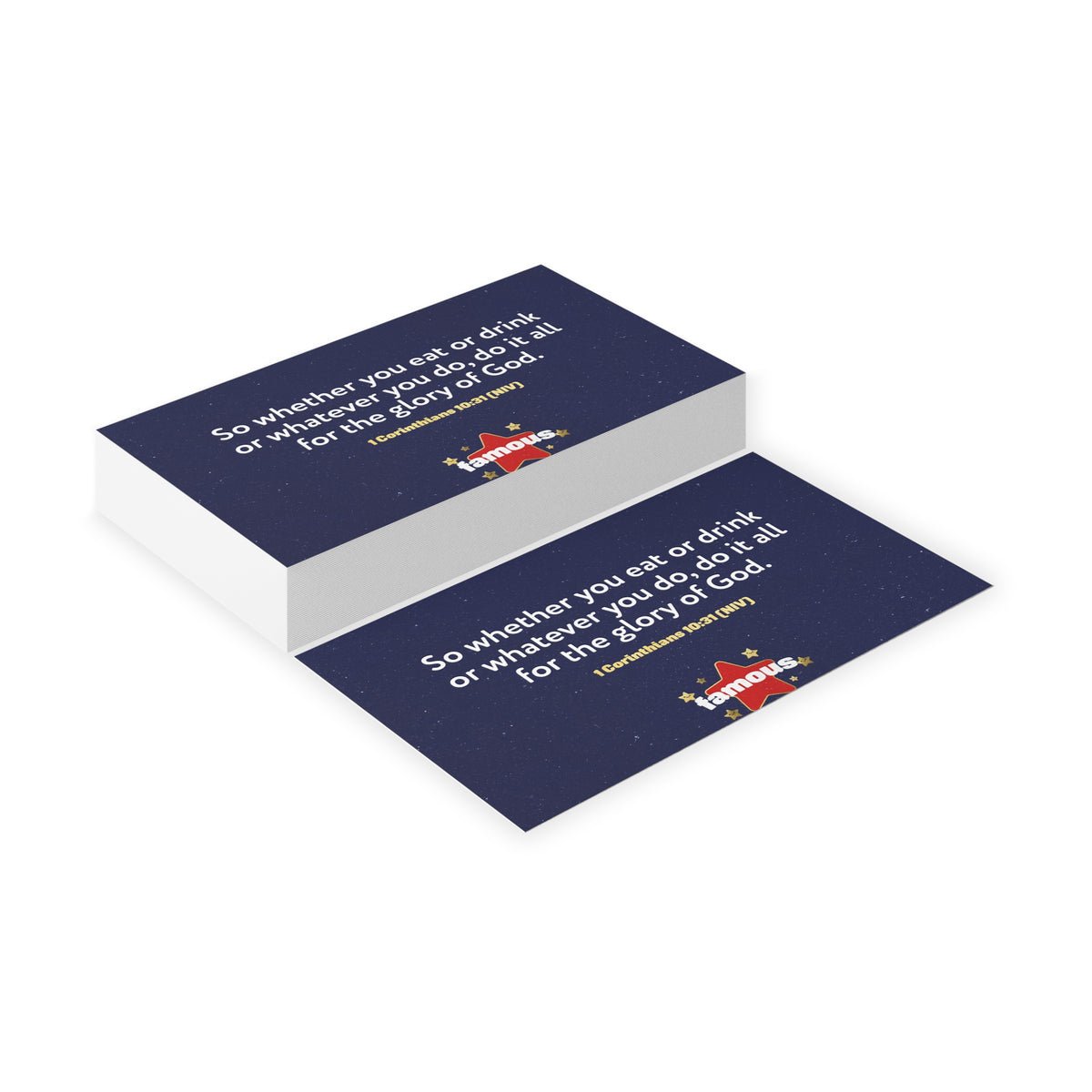 Memory Verse Cards | V5 | Famous Preschool