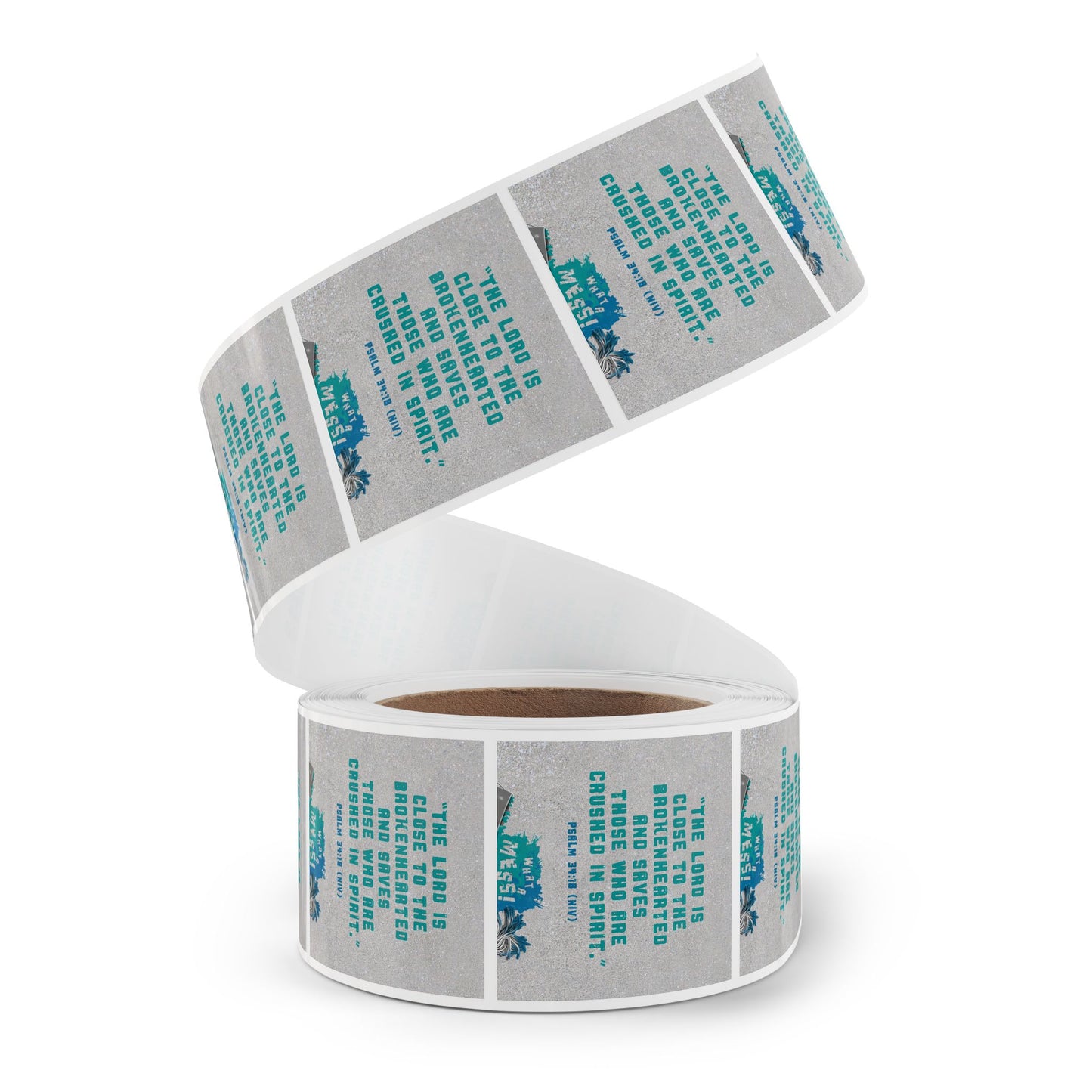 Memory Verse Sticker Roll | What A Mess Elementary