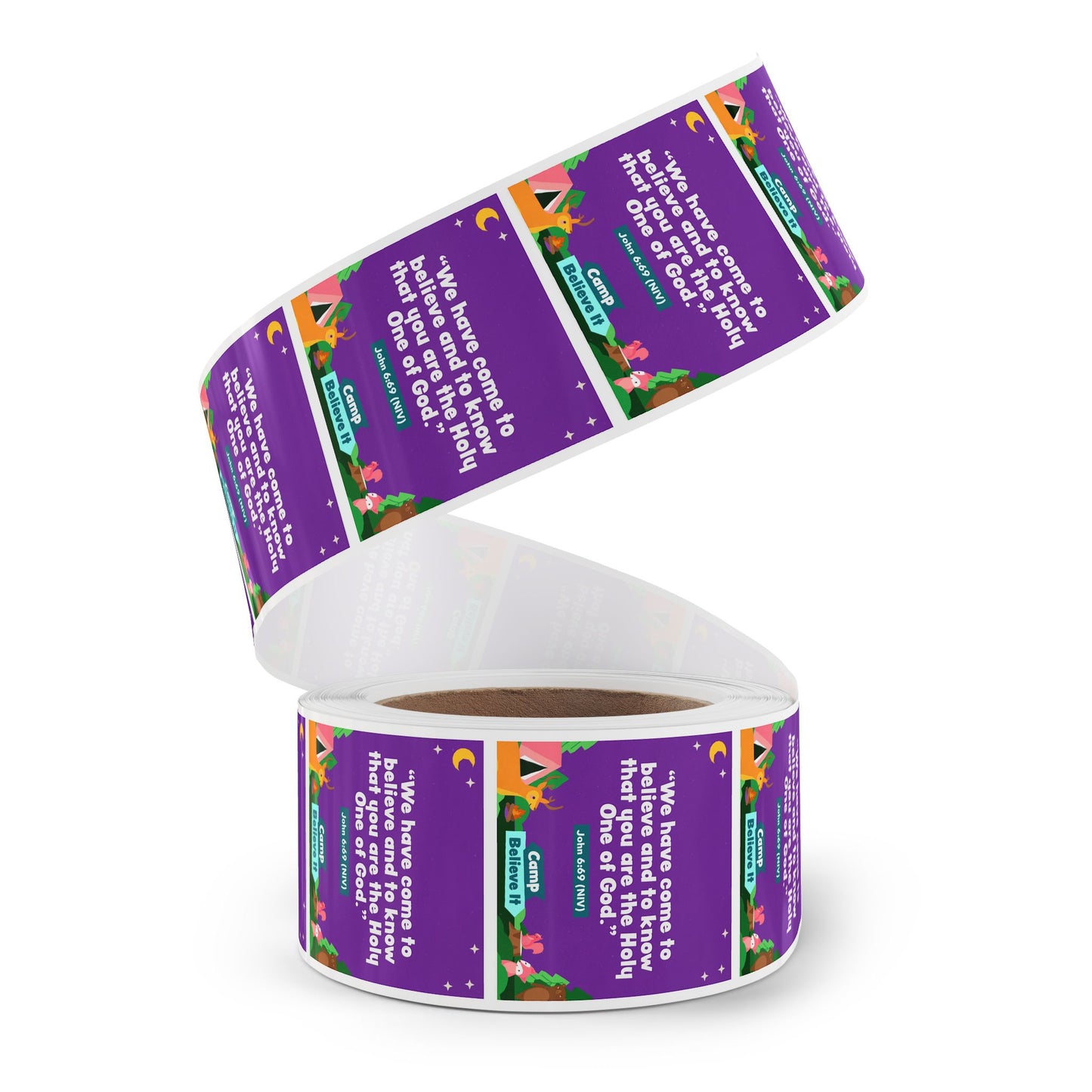 Memory Verse Sticker Roll | V8 | Camp Believe It Preschool