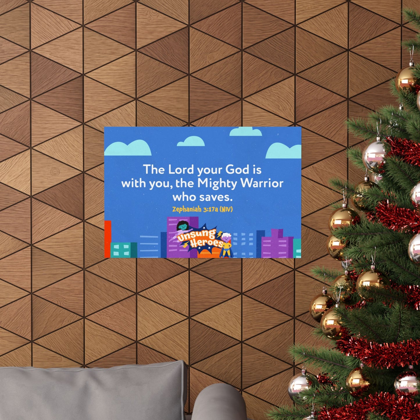 Poster | V8 | Unsung Heroes Preschool Memory Verse Graphic | Horizontal