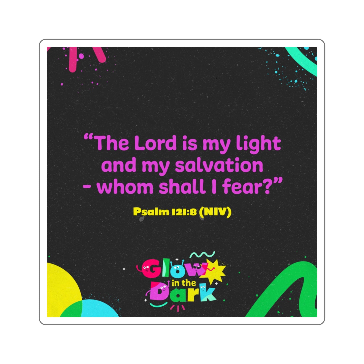 Memory Verse Sticker | V7 | Glow in the Dark Preschool