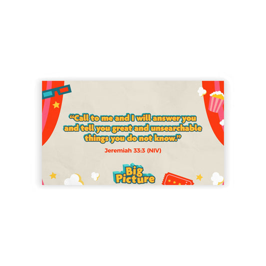 Memory Verse Cards | V8 | Big Picture Preschool