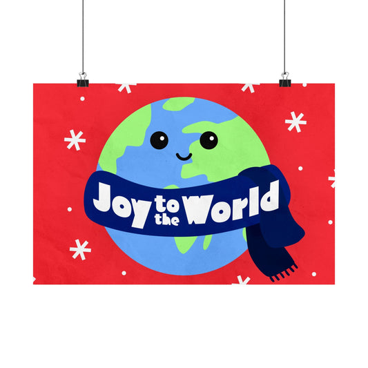 Poster I V5 I Joy To The World Preschool Series Graphic I Horizontal