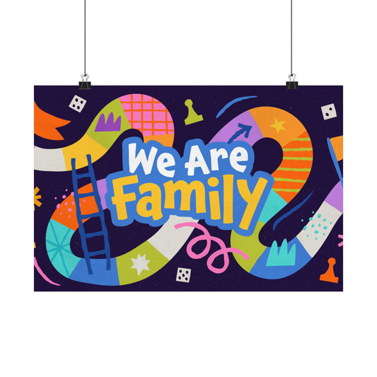 Poster | V9 | We Are Family Elementary Series Graphic | Horizontal