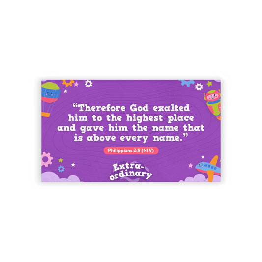 Memory Verse Cards | V9 | Extra-Ordinary Preschool