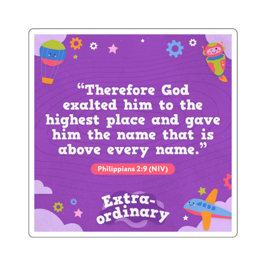 Memory Verse Sticker | V9 | Extra-Ordinary Preschool