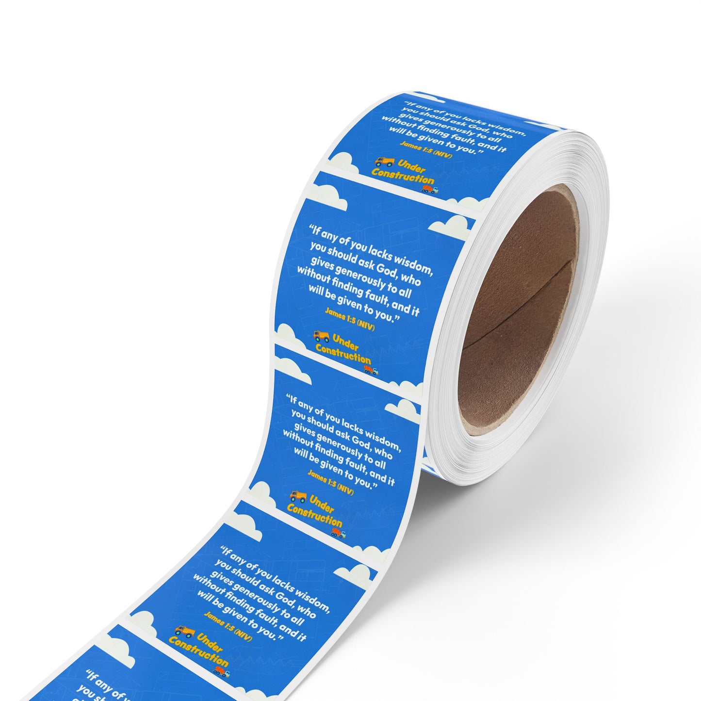 Memory Verse Sticker Roll | V8 | Under Construction Preschool