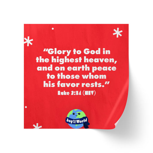 Memory Verse Sticker Roll | V5 | Joy To The World Preschool