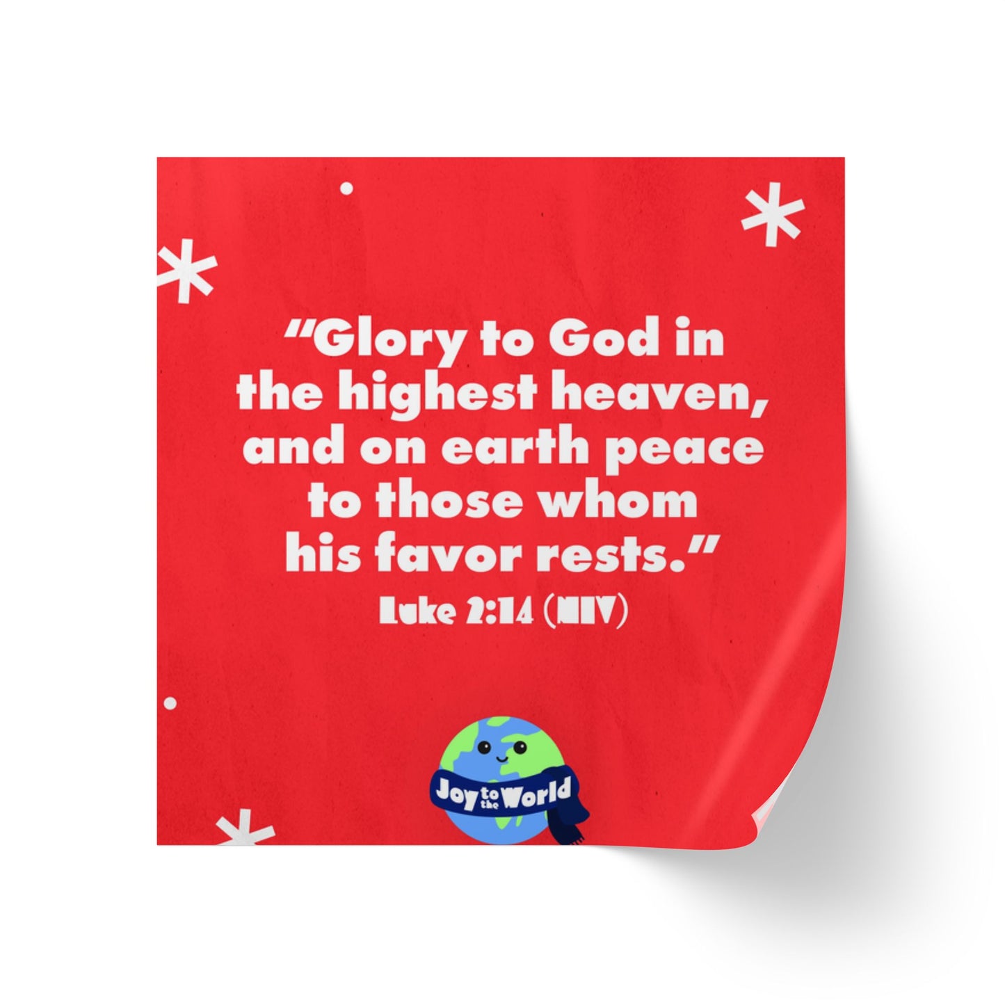 Memory Verse Sticker Roll | V5 | Joy To The World Preschool